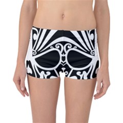 Tribal Sugar Skull Reversible Boyleg Bikini Bottoms