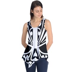 Tribal Sugar Skull Sleeveless Tunic