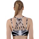 Tribal Sugar Skull Line Them Up Sports Bra View2