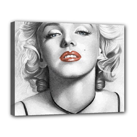 Blonde Bombshell Canvas 14  X 11  by StarvingArtisan