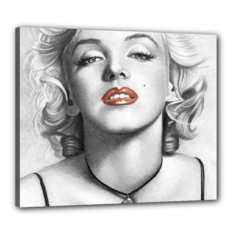 Blonde Bombshell Canvas 24  X 20  by StarvingArtisan