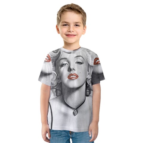 Blonde Bombshell Kids  Sport Mesh Tee by StarvingArtisan