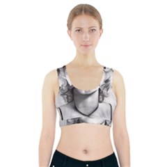 Blonde Bombshell Sports Bra With Pocket by StarvingArtisan