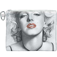 Blonde Bombshell Canvas Cosmetic Bag (xxxl)