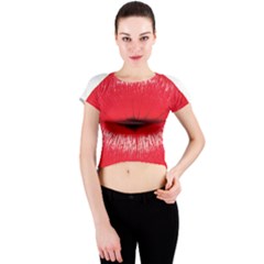 Oooooh Crew Neck Crop Top by StarvingArtisan