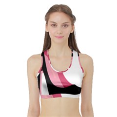 Stiletto  Sports Bra With Border by StarvingArtisan