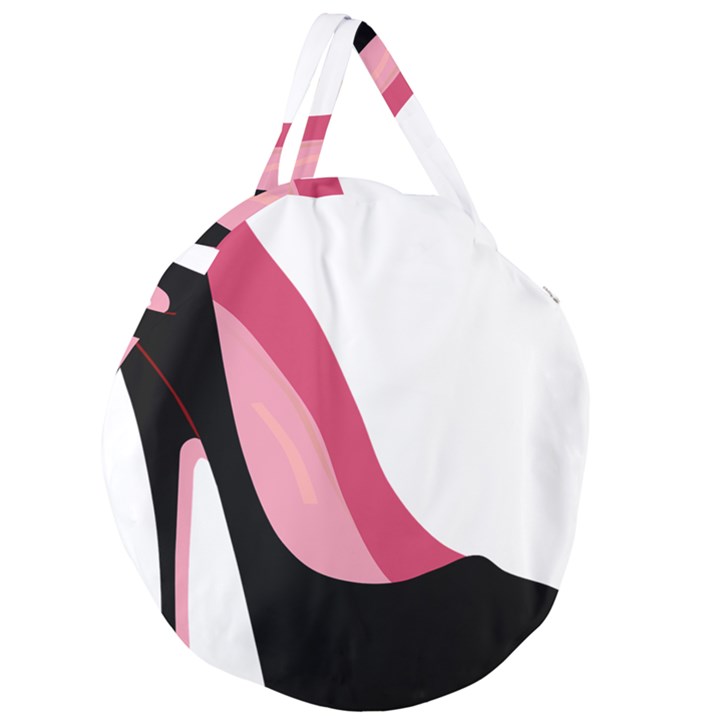 Stiletto  Giant Round Zipper Tote