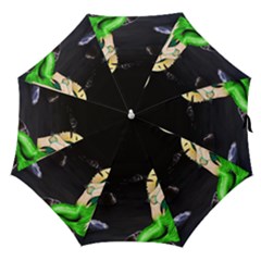 Sexy Mermaid In The Moonlight Straight Umbrellas by StarvingArtisan