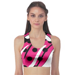 Pink Tongue Sports Bra by StarvingArtisan