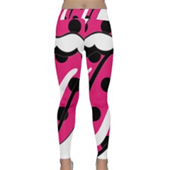 Pink Tongue Classic Yoga Leggings by StarvingArtisan