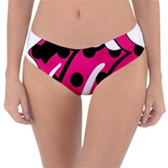 Pink Tongue Reversible Classic Bikini Bottoms by StarvingArtisan