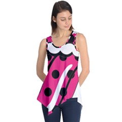 Pink Tongue Sleeveless Tunic by StarvingArtisan