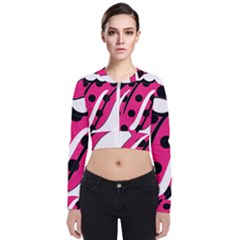 Pink Tongue Bomber Jacket