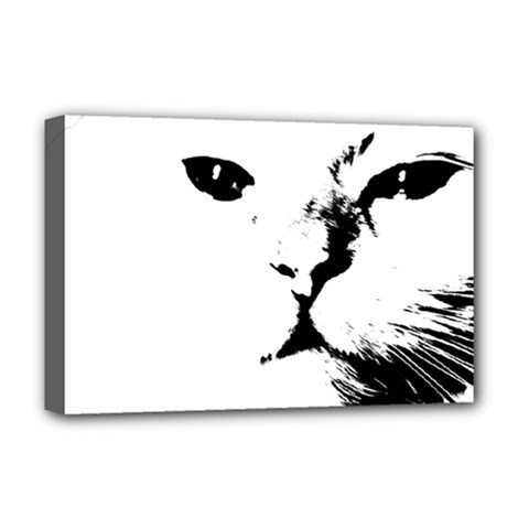 Cat Deluxe Canvas 18  X 12   by StarvingArtisan