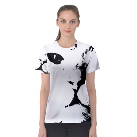 Cat Women s Sport Mesh Tee by StarvingArtisan