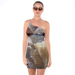 Seashells One Soulder Bodycon Dress by StarvingArtisan