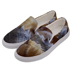 Seashells Men s Canvas Slip Ons by StarvingArtisan