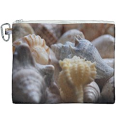 Seashells Canvas Cosmetic Bag (xxxl) by StarvingArtisan