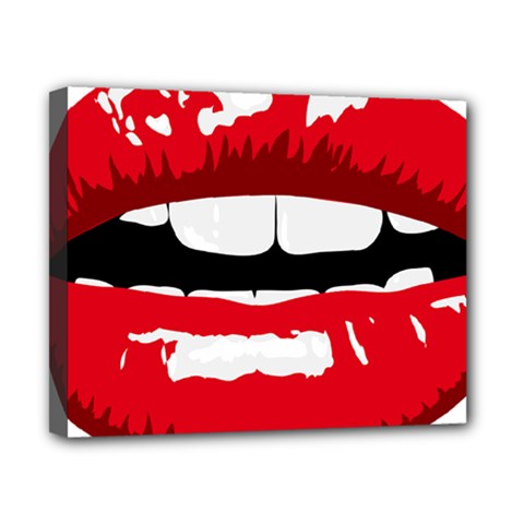 Sexy Mouth  Canvas 10  X 8  by StarvingArtisan