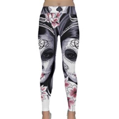 Sugar Skull Classic Yoga Leggings by StarvingArtisan