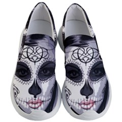 Sugar Skull Women s Lightweight Slip Ons by StarvingArtisan