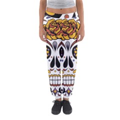 Sugar Skull Women s Jogger Sweatpants by StarvingArtisan