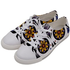 Sugar Skull Women s Low Top Canvas Sneakers