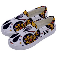 Sugar Skull Kids  Canvas Slip Ons by StarvingArtisan