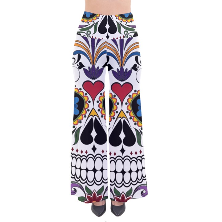 Cranium Sugar Skull So Vintage Palazzo Pants