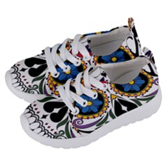 Cranium Sugar Skull Kids  Lightweight Sports Shoes by StarvingArtisan