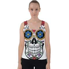 Cranium Sugar Skull Velvet Tank Top