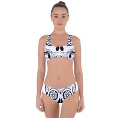 Sugar Skull Criss Cross Bikini Set by StarvingArtisan