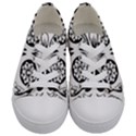 Sugar Skull Kids  Low Top Canvas Sneakers View1