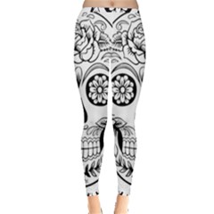 Sugar Skull Inside Out Leggings by StarvingArtisan