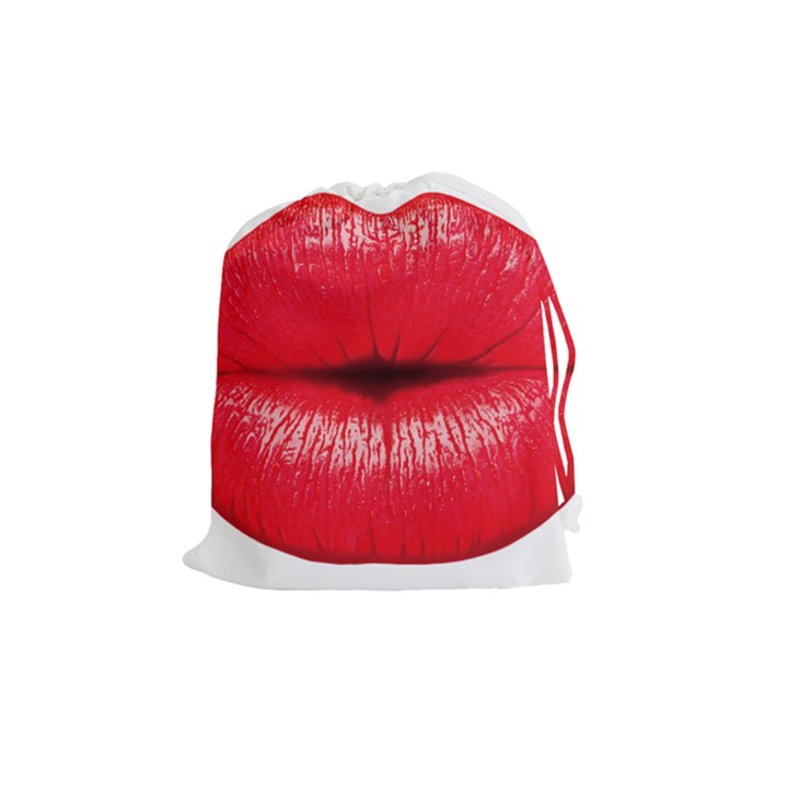 Oooooh Lips Drawstring Pouches (Medium) 