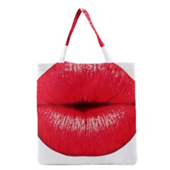 Oooooh Lips Grocery Tote Bag by StarvingArtisan