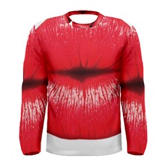 Oooooh Lips Men s Long Sleeve Tee by StarvingArtisan