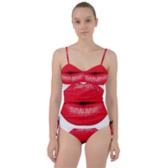 Oooooh Lips Sweetheart Tankini Set by StarvingArtisan