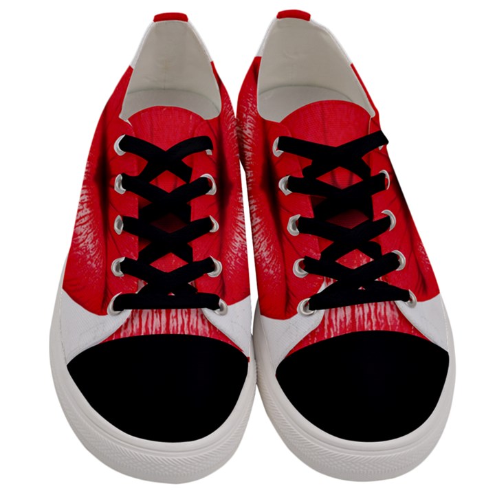 Oooooh Lips Men s Low Top Canvas Sneakers