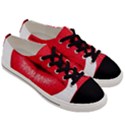 Oooooh Lips Men s Low Top Canvas Sneakers View3