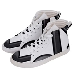 Music Note  Men s Hi-top Skate Sneakers by StarvingArtisan