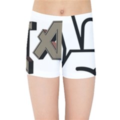 Heavy Metal  Kids Sports Shorts by StarvingArtisan