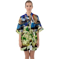 Catalina Island Not So Far 4 Quarter Sleeve Kimono Robe by bestdesignintheworld