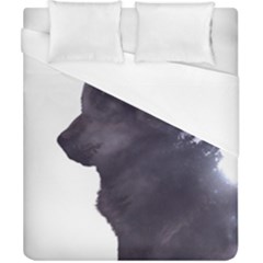 Black Wolf  Duvet Cover (california King Size) by StarvingArtisan