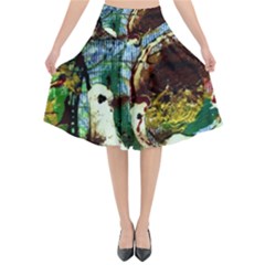 Doves Matchmaking 1 Flared Midi Skirt by bestdesignintheworld