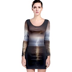 Lightning Long Sleeve Bodycon Dress by StarvingArtisan