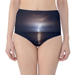 Lightning Classic High-waist Bikini Bottoms by StarvingArtisan