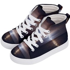 Lightning Kid s Hi-top Skate Sneakers by StarvingArtisan