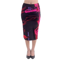 Calligraphy 4 Midi Pencil Skirt by bestdesignintheworld