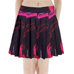 Calligraphy 4 Pleated Mini Skirt by bestdesignintheworld